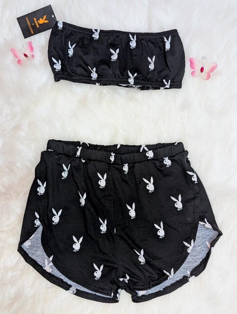 Playboy Cherish Bandeau short set